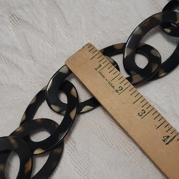 NEST Spotted Horn Link Necklace - Picture 6 of 11